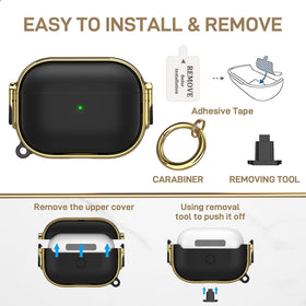 Maxjoy AirPods Pro 2 case includes removal tool for easy handling