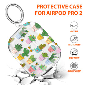 Maxjoy AirPods Pro 2 case with keychain clip prevents loss.