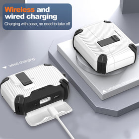 Bracket stand in use with Maxjoy AirPods Pro 3 case
