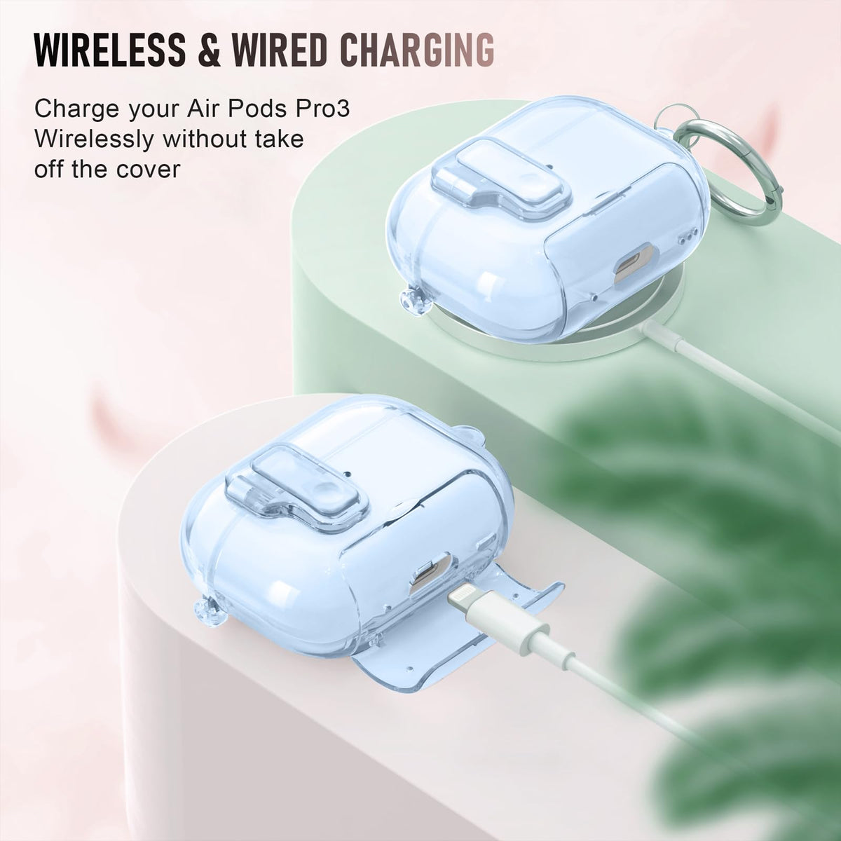 Maxjoy AirPods Pro 3 Case Dustproof Design helps keep the port clean.