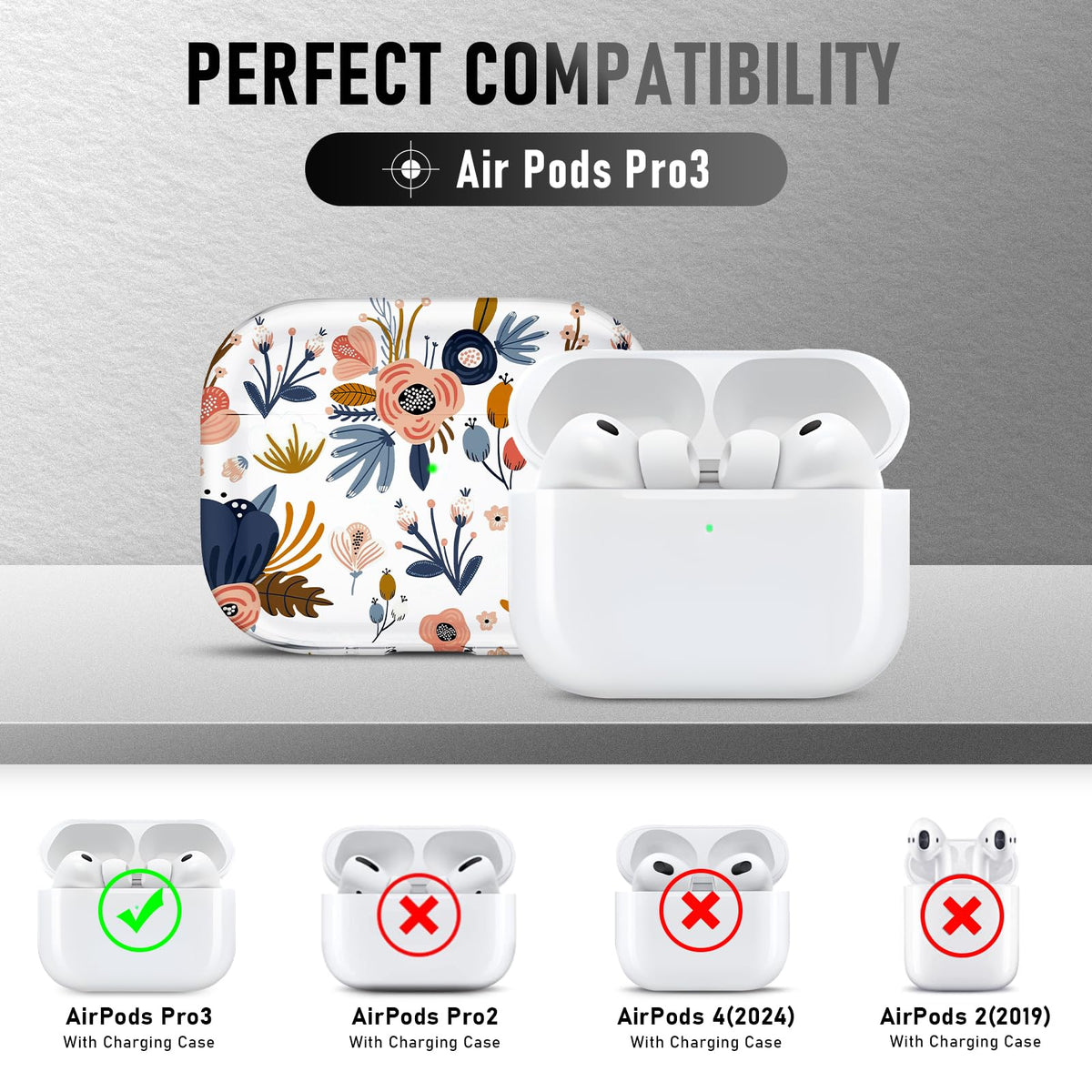 Maxjoy AirPods Pro 3 case with hidden stand demonstrates hands-free viewing.