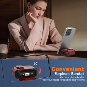 Maxjoy AirPods Pro 3 case with keychain hook for on-the-go convenience