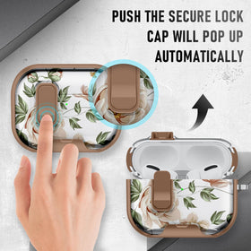 Maxjoy AirPods Pro 3 case security lock keeps the lid secure