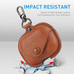 Maxjoy AirPods Pro 3 leather case with lockable clasp keeps things secure on the go.