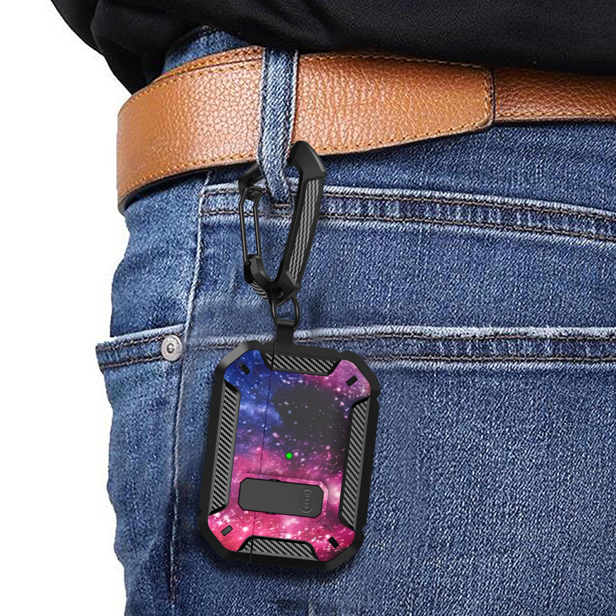 Maxjoy AirPods Pro case includes cleaning tools and storage bag