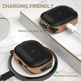 Maxjoy AirPods Pro case with carabiner for backpack attachment