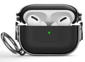 Maxjoy AirPods Pro case lock front view showing compatibility with 1st and 2nd gens