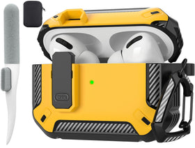 Maxjoy AirPods Pro case with lock provides shockproof protection.