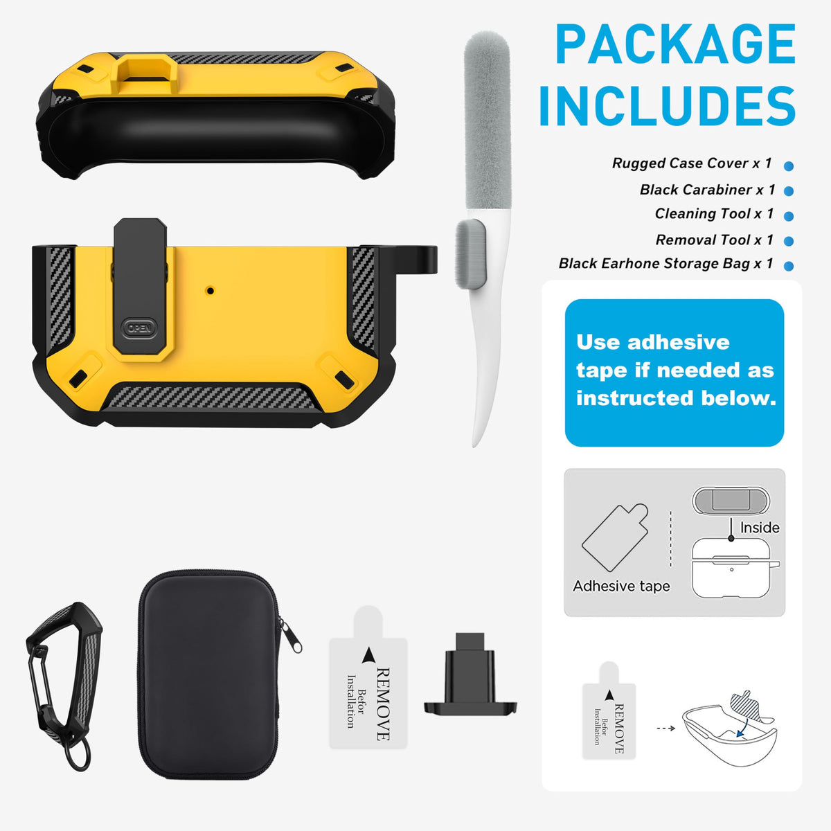 Maxjoy cleaning tool helps maintain the AirPods Pro case interior.