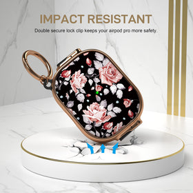 Maxjoy AirPods Pro rose bag attachment clip keeps AirPods Pro handy.