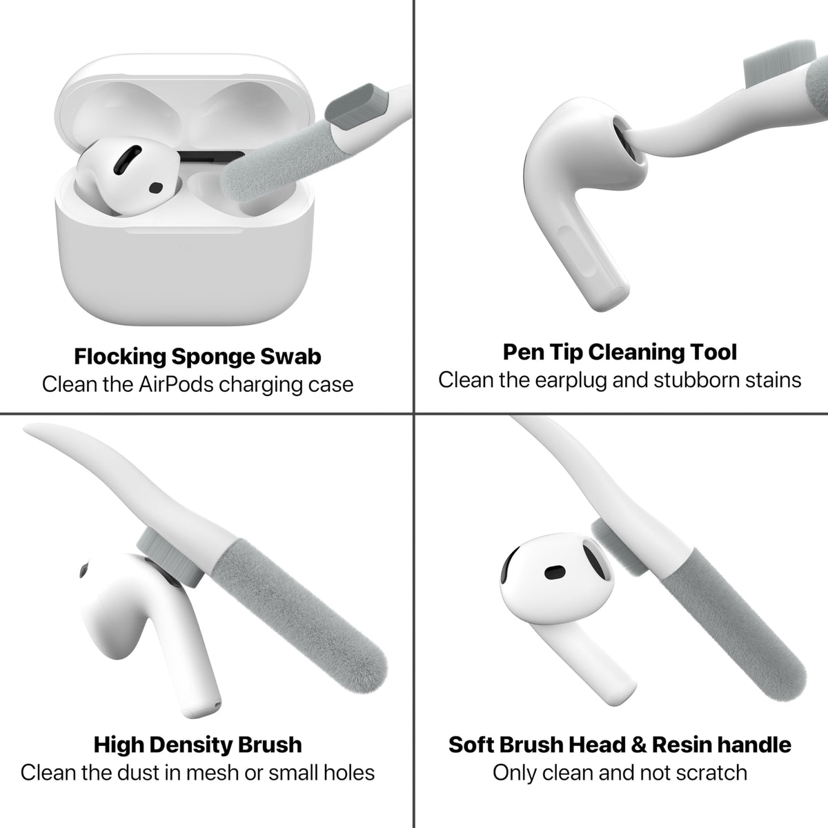 Maxjoy AirPods 4 case anti-slip textured surface for a firm grip.