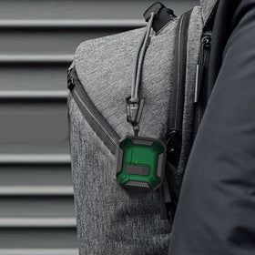 Maxjoy AirPods 4 case bundle includes cleaning tool and storage pouch.