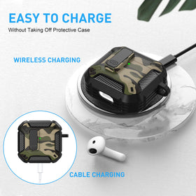 Maxjoy AirPods 4 case hollow bottom supports wired or wireless charging.