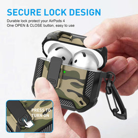 Maxjoy AirPods 4 shockproof case shields against drops and scratches.