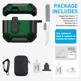 Maxjoy AirPods 4 case made of shockproof TPU- PC for durability.