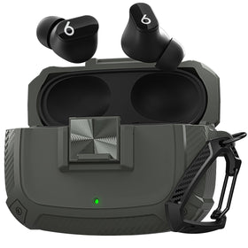 Maxjoy front view of case on Beats showing sleek protection and easy access