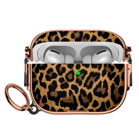 Maxjoy leopard print AirPods Pro 3 case with safety lock keeps your case secure and stylish