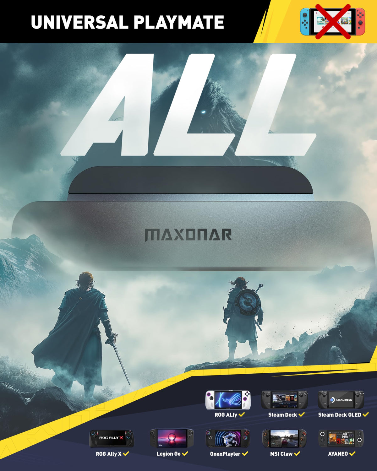 Maxonar rugged design combines durability with a clean desk footprint
