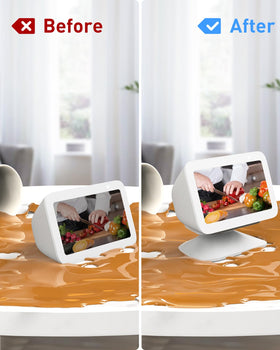 Maxonar anti-slip base detail with rubber pads, prevents countertop sliding