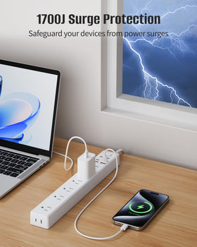 Maxpw 2-prong to 3-prong adapter safely converts outlets