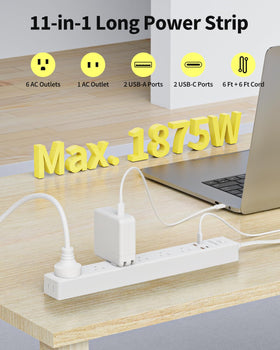 Maxpw close-up of ultra-thin flat plug at 45° angle saving wall space