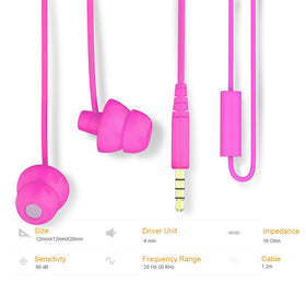 MAXROCK earbuds with built-in mic deliver clear calls on compatible devices