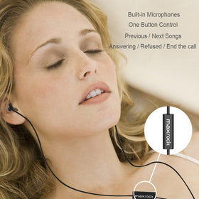 MAXROCK durable zipper case protects earbuds while traveling