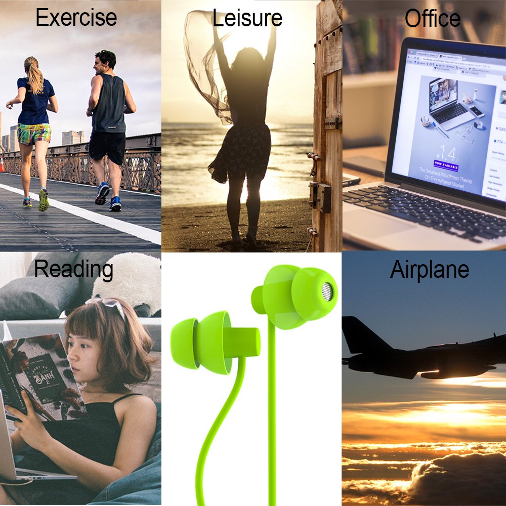 MAXROCK durable zipper case protects silicone earbuds during travel.