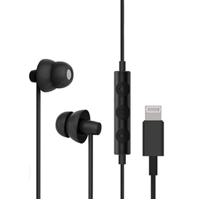 MAXROCK Lightning Sleep Earphones front view, lightweight and comfortable for side sleeping.