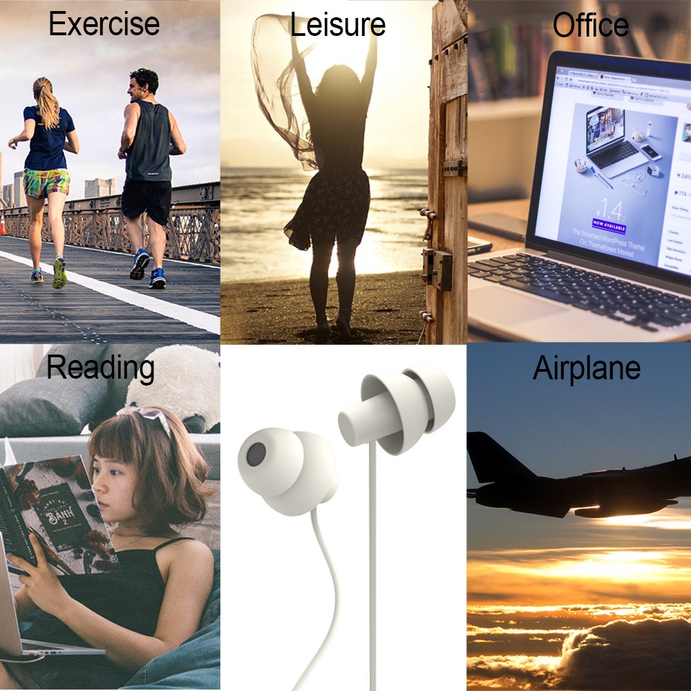 MAXROCK noise-isolating-earplugs demonstrate comfort and hearing protection in loud settings.