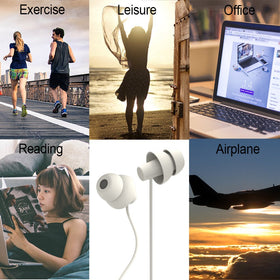 MAXROCK noise-isolating-earplugs demonstrate comfort and hearing protection in loud settings.