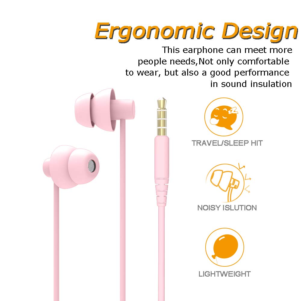 MAXROCK silicone earphones reduce ambient noise for travel