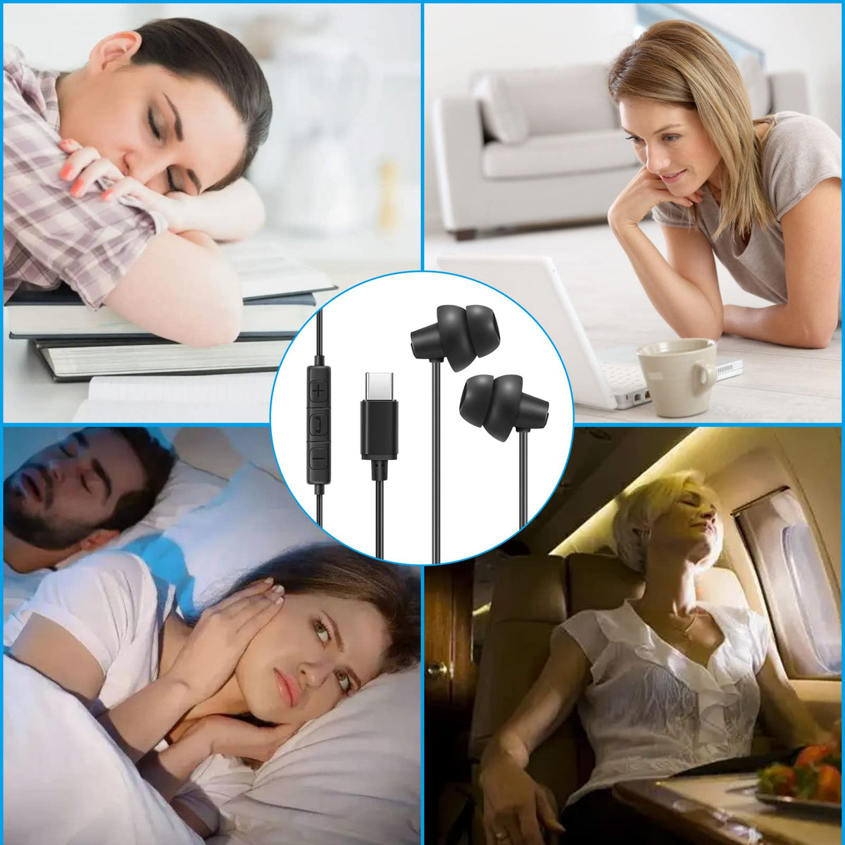 MAXROCK user wearing them during night routine for meditation or white noise.
