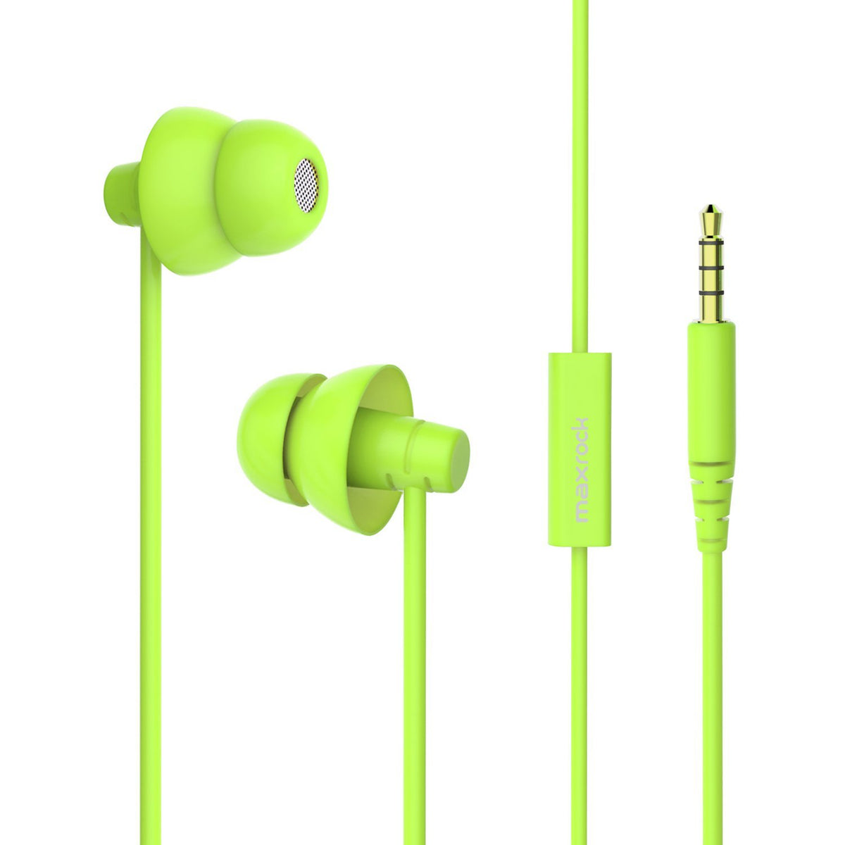 MAXROCK Total Soft Silicon Earbuds with ErgoFit for secure comfort during long listening sessions.