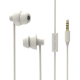 MAXROCK soft silicone earbud close-up highlighting all-day comfort and secure wear.