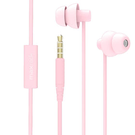 MAXROCK total soft silicone headphones in-ear for secure comfort all day