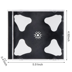 Maxtek black tray closeup protecting discs and reducing scratch risk
