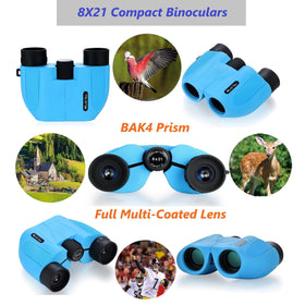 MaxUSee compact binoculars detail with FMC lenses for crisp daytime viewing