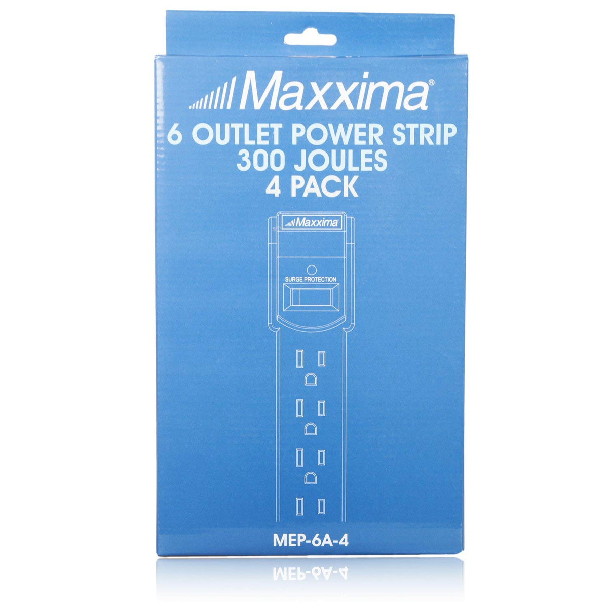 Maxxima label closeup showing ETL listing and one-year warranty for user confidence