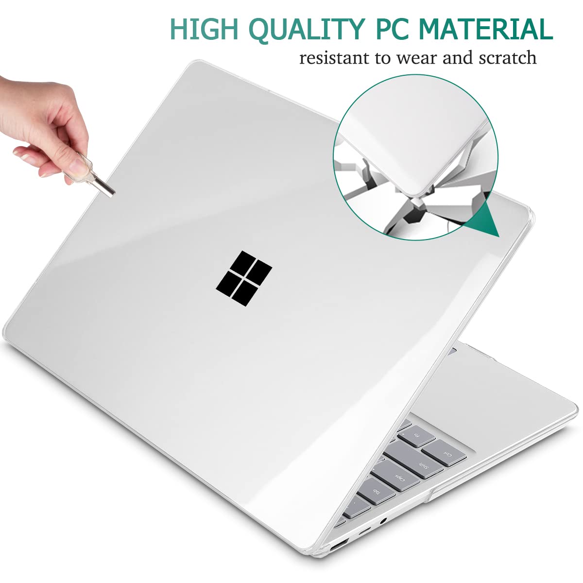 May Chen 360-degree protection shell delivers full coverage without adding bulk.