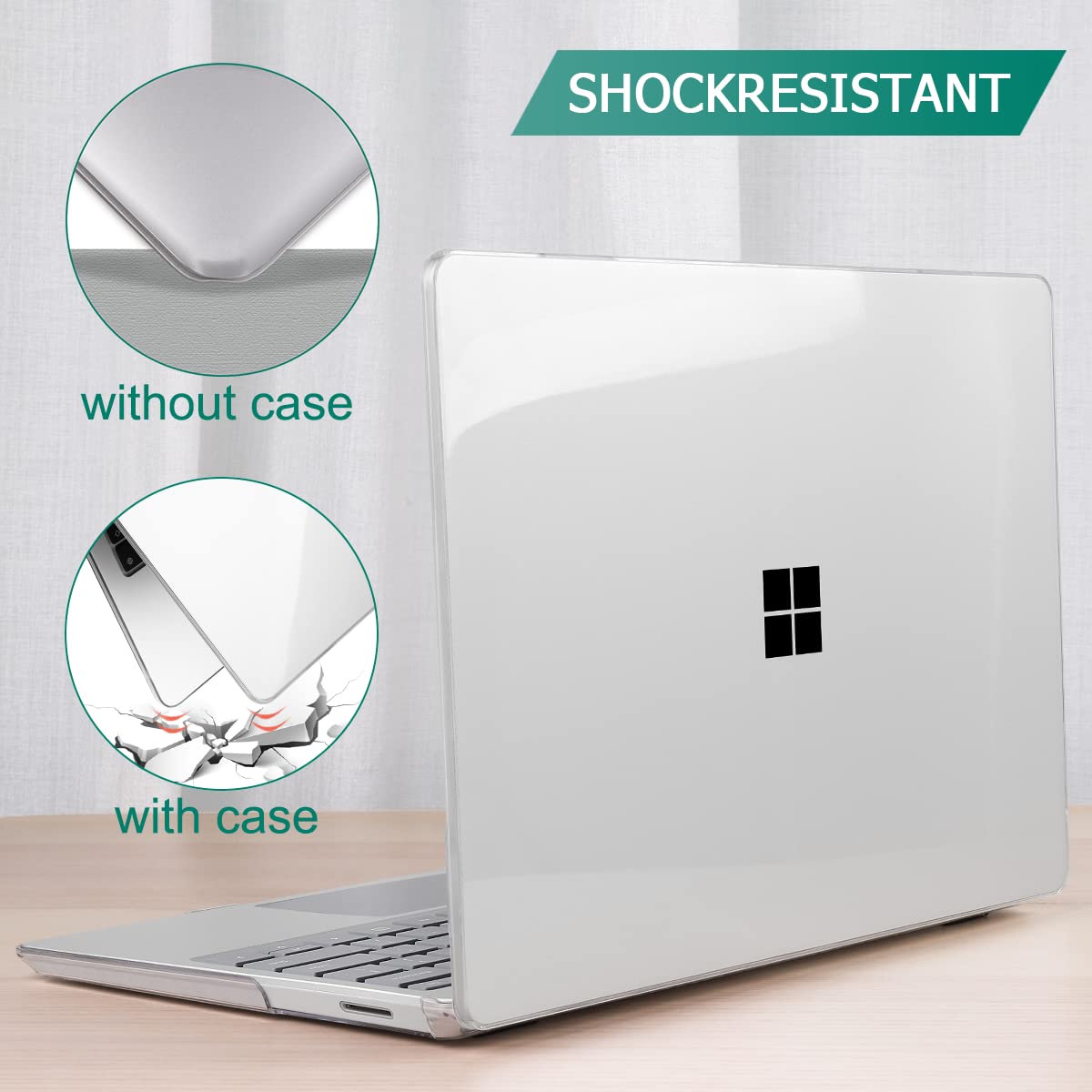 May Chen all-in-one case with screen protector and keyboard cover offers comprehensive safeguarding.