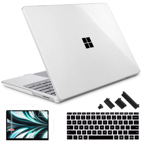 May Chen Surface Go crystal-clear shell protects against scratches while preserving design.