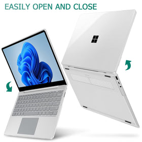 May Chen 12.4-inch case installs easily with secure clips for quick removal.