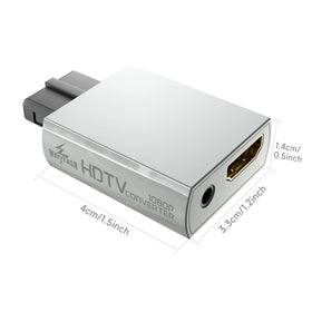MAYFLASH N64 to HDMI adapter compact size fits in your setup.