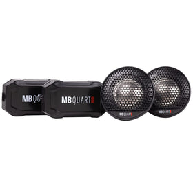 MB Quart Formula 1-inch tweeter front view highlights compact design and high-frequency clarity.