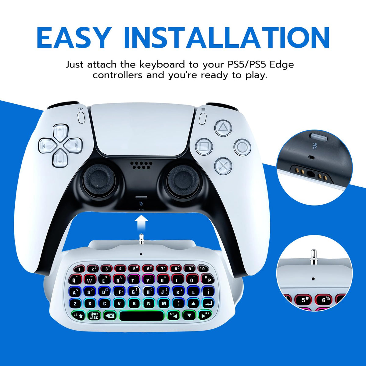 Mcbazel compact slim-profile keyboard fits under the hands