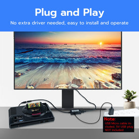 Plug and play Mcbazel adapter enabling quick setup without software