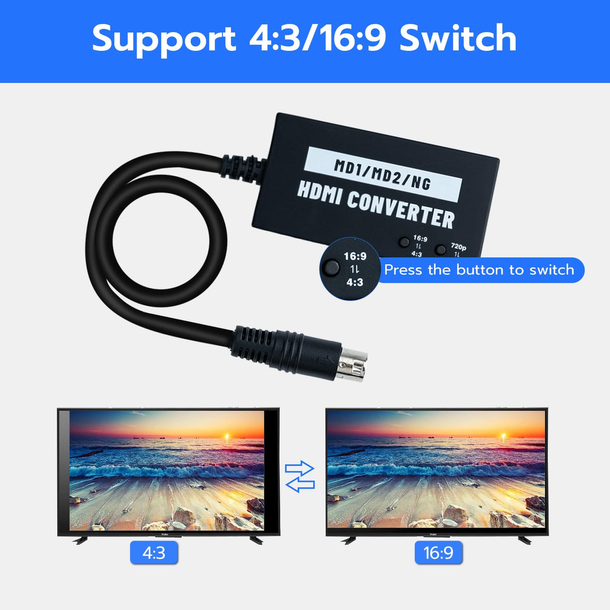USB powered Mcbazel adapter facilitating easy retro setup