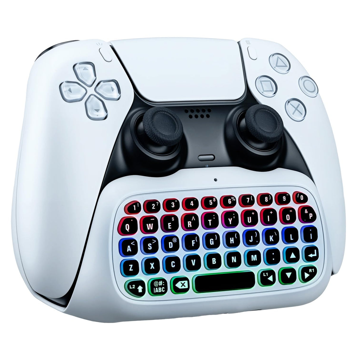 Mcbazel wireless mini keyboard for PS5 DualSense, seamless typing during gameplay