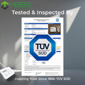 MBBS 1200J surge protection guards against spikes and overloads.